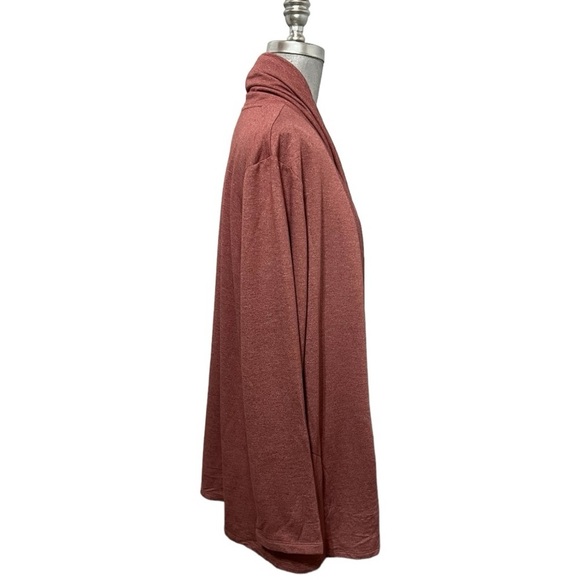 Jockey Open Cardigan Soft On The Go Versatility Red Size 1X - Picture 3 of 9